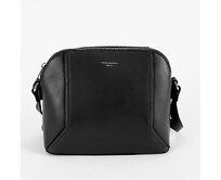 Malá pevná černá crossbody kabelka David Jones CM5941 černá, syntetická kůže