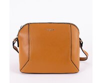 Malá pevná hořčicová crossbody kabelka David Jones CM5941 žlutá, syntetická kůže