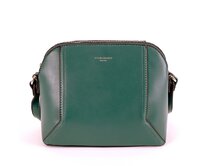 Malá pevná zelená crossbody kabelka David Jones CM5941 zelená, syntetická kůže