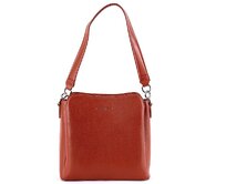 Tříoddílová hnědá kabelka na rameno i crossbody David Jones 6417 hnědá, syntetická kůže