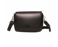 Malá pevná černá crossbody kabelka David Jones CM6080 černá, syntetická kůže