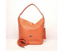 Oranžová kabelka na rameno i crossbody David Jones CM6089 oranžová, syntetická kůže