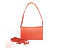 Čtyřoddílová oranžová kabelka na rameno/crossbody David Jones CM6067 oranžová, syntetická kůže