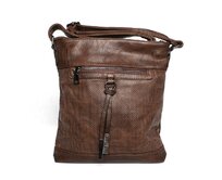 Malá hnědá (kávová) crossbody kabelka ROMINA &amp; CO D31/20 hnědá, syntetická kůže