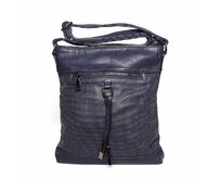 Malá tmavěmodrá crossbody kabelka ROMINA &amp; CO D31/20 modrá, syntetická kůže