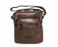 Hnědá pevnější crossbody taška Coveri World CW2180 hnědá, syntetická kůže