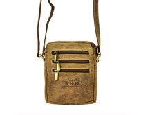 Malá hnědá kožená crossbody taška Always Wild 250-MH hnědá, kůže