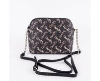 Malá pevná tmavěhnědá crossbody kabelka David Jones CH21017 hnědá, syntetická kůže