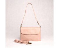 Malá růžová crossbody kabelka či psaníčko FLORA&amp;CO H9158 růžová, syntetická kůže