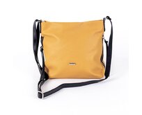 Malá/střední žlutá crossbody kabelka David Jones 6727-1A žlutá, syntetická kůže