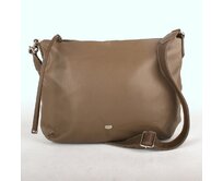 Hnědošedá (taupe) crossbody kabelka David Jones CM3554 hnědá, syntetická kůže