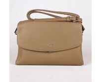 Malá zelenohnědá (khaki) crossbody kabelka David Jones 5708-2 zelená, syntetická kůže