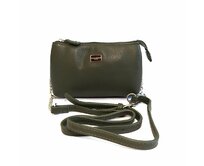 Malá tmavězelená crossbody kabelka David Jones CM3934 zelená, syntetická kůže