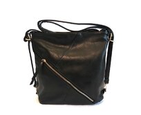 Černá kabelka na rameno či crossbody ROMINA&amp;CO F1036 černá, syntetická kůže