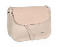 Světlerůžová crossbody kabelka Grosso M293 růžová, syntetická kůže