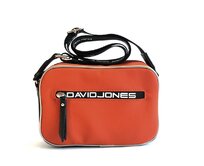 Tmavěoranžová crossbody kabelka David Jones CM5478 oranžová, syntetická kůže