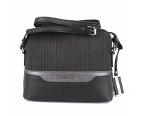 Malá černá crossbody kabelka David Jones 6103-1 černá, syntetická kůže