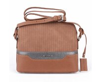 Malá hnědá crossbody kabelka David Jones 6103-1 hnědá, syntetická kůže