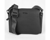 Tříoddílová černá crossbody kabelka David Jones CM5322 černá, syntetická kůže