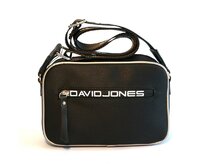 Černá crossbody kabelka David Jones CM5478 černá, syntetická kůže