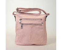 Malá/střední růžová crossbody kabelka ROMINA &amp; CO D139/20 růžová, syntetická kůže