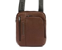 Tmavěhnědá crossbody pánská taška Pierre Cardin IZA364 tmavěhnědá, syntetická kůže