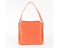 Tříoddílová korálová kabelka na rameno i crossbody David Jones 6295-1 oranžová, syntetická kůže