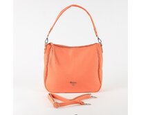 Korálová kabelka na rameno i crossbody David Jones CM5764 oranžová, syntetická kůže