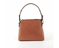 Malá hnědá kabelka na ruku/do ruky/crossbody David Jones 6255-1 hnědá, syntetická kůže