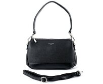 Černá kabelka na rameno i crossbody David Jones 7017 černá, syntetická kůže