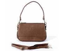 Hnědá kabelka na rameno i crossbody David Jones 7017 hnědá, syntetická kůže