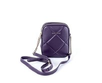 Dvouoddílová malá tmavěfialová crossbody kabelka David Jones 7020 fialová, syntetická kůže