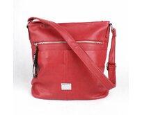 Střední červená crossbody kabelka ROMINA &amp; CO D548/23 červená, syntetická kůže