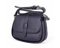 Malá pevná tmavěmodrá crossbody kabelka David Jones CM6871 tmavěmodrá, syntetická kůže