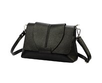 Malá kožená černá crossbody kabelka Luka no. 005 černá, kůže