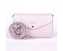 Malá světlefialová (lila) crossbody kabelka David Jones CM6120B světlefialová, syntetická kůže