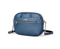 Malá modrá crossbody kabelka David Jones CM6767A modrá, syntetická kůže