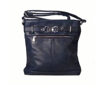 Malá/střední tmavěmodrá crossbody kabelka ROMINA &amp; CO B80/24 tmavěmodrá, syntetická kůže