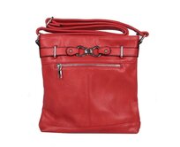 Malá/střední červená crossbody kabelka ROMINA &amp; CO B80/24 červená, syntetická kůže