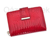 Lesklá červená kožená peněženka Jennifer Jones 5198 | Oázakabelek červená, kůže