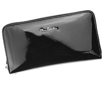 Celozipová kožená lesklá černá peněženka Pierre Cardin 05 LINE 119 černá, kůže