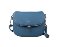 Malá modrá crossbody kabelka David Jones 6747-1F modrá, syntetická kůže