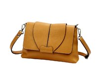 Malá kožená hnědá crossbody kabelka Luka no. 005 hnědá, kůže