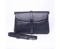 Tmavěmodrá kožená kabelka na rameno/do ruky/crossbody no. 222 modrá, kůže