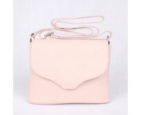 Malá kožená růžová crossbody kabelka Vera Pelle no. 61 růžová, kůže