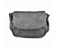 Malá/střední stříbrná crossbody kabelka David Jones 7010 stříbrná, syntetická kůže