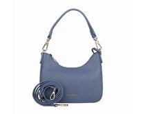 Malá modrá kabelka na rameno i crossbody David Jones CM7147 modrá, syntetická kůže