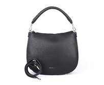 Značková černá kožená kabelka na rameno/crossbody Gianni Conti no. 167 černá, kůže