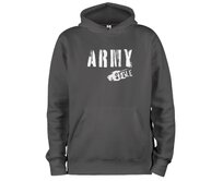 DOBRÝ TRIKO Mikina s potiskem ARMY style Velikost: 2XL, Barva: Tmavě šedá Tmavě šedá, 2XL