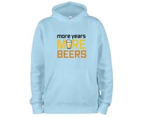 DOBRÝ TRIKO Mikina s potiskem More beers Velikost: 2XL, Barva: Nebesky modrá Nebesky modrá, 2XL